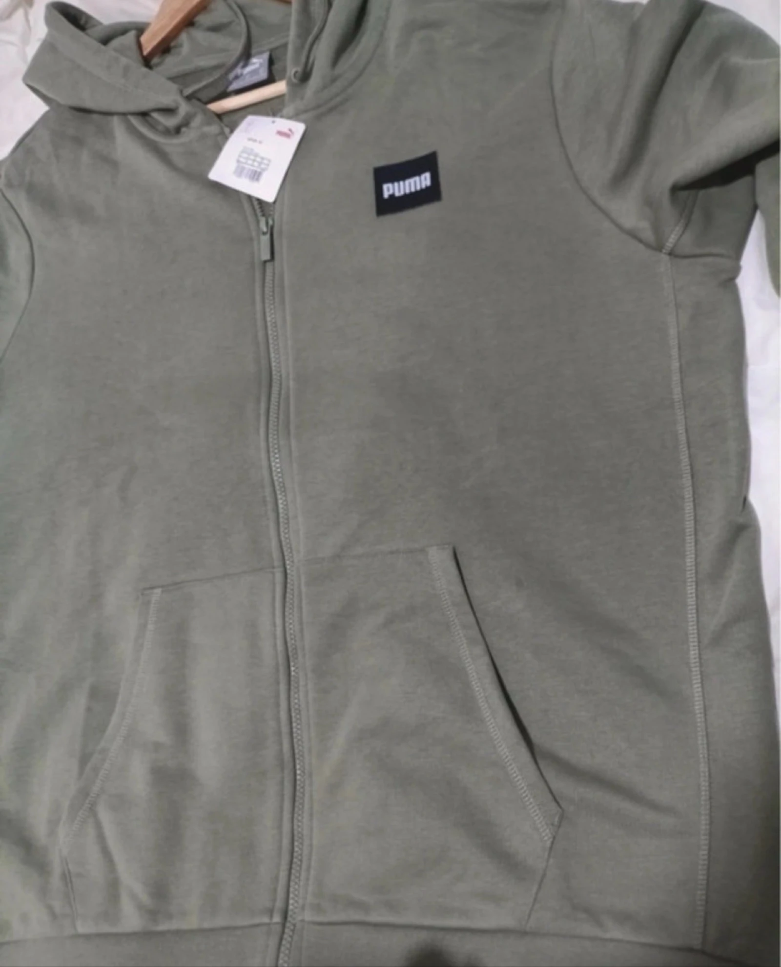Puma Full Zip Hoodie groene kaki maat XL nieuw met label – photo 9